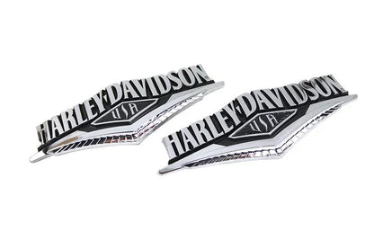V-Twin Factory Style Tank Emblem Set - 7 inch x 2.5 inch, USA Made by V-Twin
