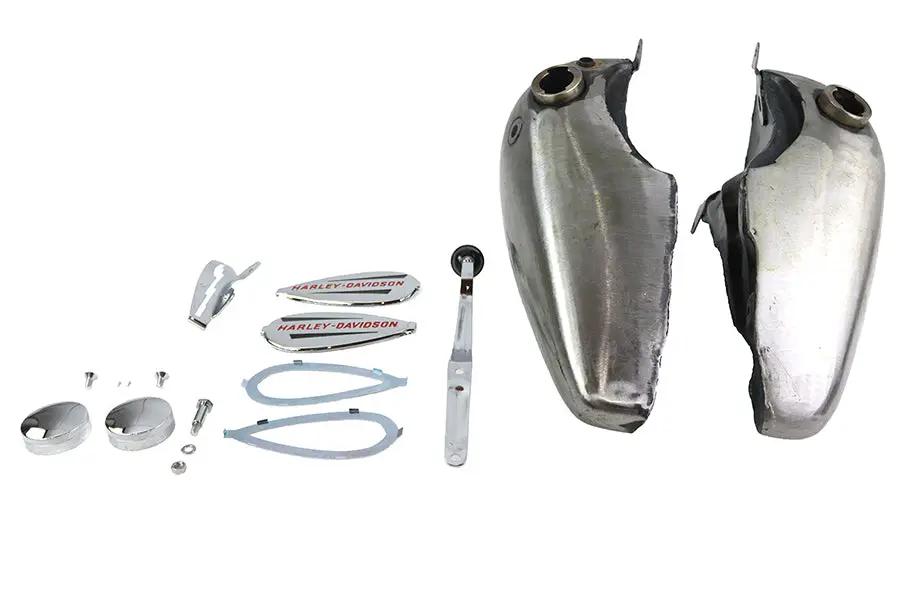 V-Twin Knucklehead Fat Bob Gas Tank Kit 3.5 Gallon for Harley Davidson EL (1936-1945) by V-Twin