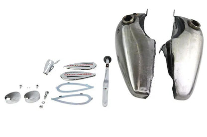 V-Twin Knucklehead Fat Bob Gas Tank Kit 3.5 Gallon for Harley Davidson EL (1936-1945) by V-Twin