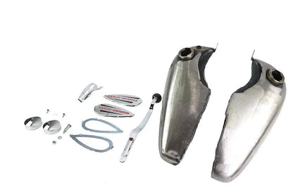 V-Twin Knucklehead Fat Bob Gas Tank Kit 3.5 Gallon for Harley Davidson EL (1936-1945) by V-Twin