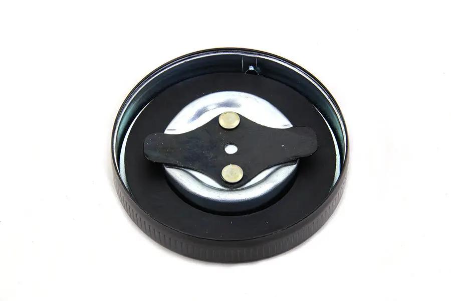 Wyatt Gatling Stock Style Vented Gas Cap for FL Type Bobbed Tanks – Black Finish by Wyatt Gatling
