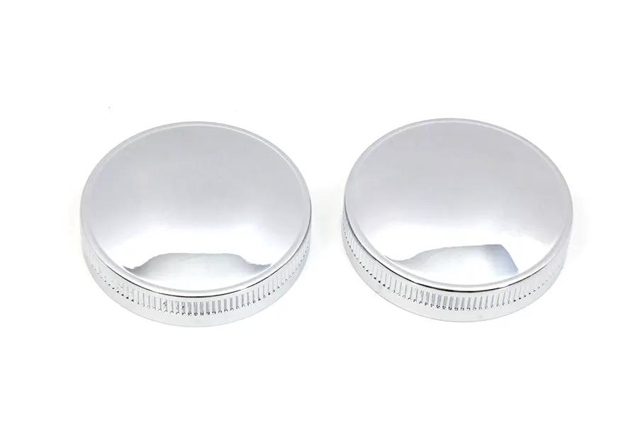 Wyatt Gatling Replica Eaton Style Vented Gas Cap Set for Harley Davidson XL Models by Wyatt Gatling