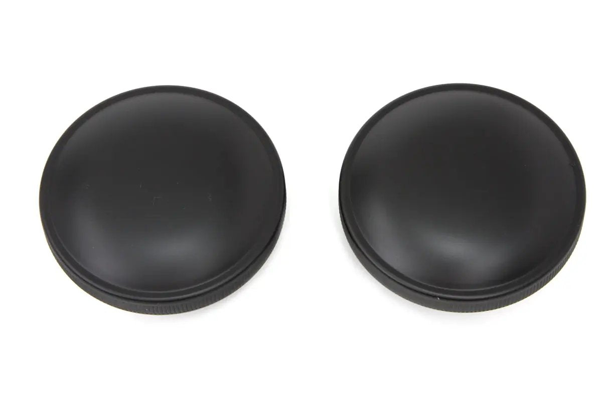 Wyatt Gatling 03-0301MB Ratcheting Style Gas Cap Set for Harley Davidson FXST (Vented & Non-Vented) by Wyatt Gatling