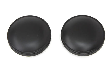 Wyatt Gatling 03-0301MB Ratcheting Style Gas Cap Set for Harley Davidson FXST (Vented & Non-Vented) by Wyatt Gatling
