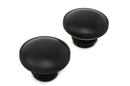Wyatt Gatling 03-0301MB Ratcheting Style Gas Cap Set for Harley Davidson FXST (Vented & Non-Vented) by Wyatt Gatling
