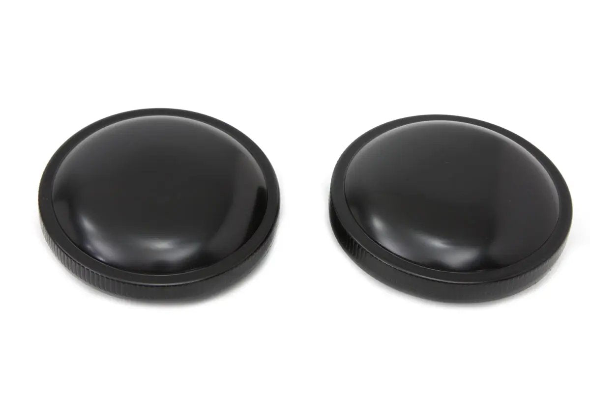 Wyatt Gatling Stock Style Gas Cap Set for Harley Davidson FL (Vented & Non-Vented) by Wyatt Gatling
