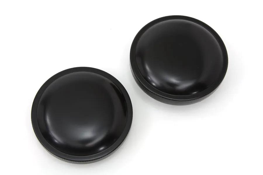 Wyatt Gatling Stock Style Gas Cap Set for Harley Davidson FL (Vented & Non-Vented) by Wyatt Gatling