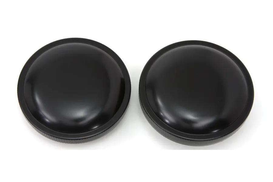 Wyatt Gatling Stock Style Gas Cap Set for Harley Davidson FL (Vented & Non-Vented) by Wyatt Gatling