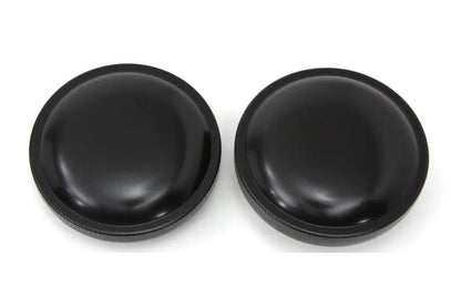Wyatt Gatling Stock Style Gas Cap Set for Harley Davidson FL (Vented & Non-Vented) by Wyatt Gatling