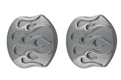 Wyatt Gatling Part 76700EBX Flame Style Screw-In Gas Cap Set with Vented and Non-Vented Options for Harley Davidson FXST and FLST Models by Wyatt Gatling