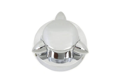 Wyatt Gatling Krommet Style Chrome Gas Cap Cover for Harley Davidson XL (1983-1992) by Wyatt Gatling