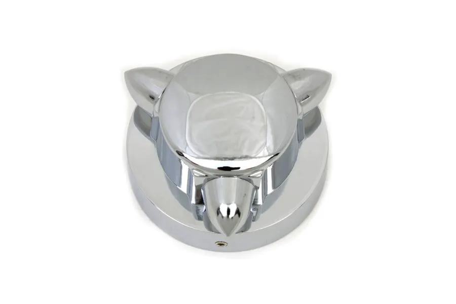 Wyatt Gatling Krommet Style Chrome Gas Cap Cover for Harley Davidson XL (1983-1992) by Wyatt Gatling