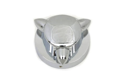 Wyatt Gatling Krommet Style Chrome Gas Cap Cover for Harley Davidson XL (1983-1992) by Wyatt Gatling