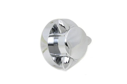 Wyatt Gatling Krommet Style Chrome Gas Cap Cover for Harley Davidson XL (1983-1992) by Wyatt Gatling