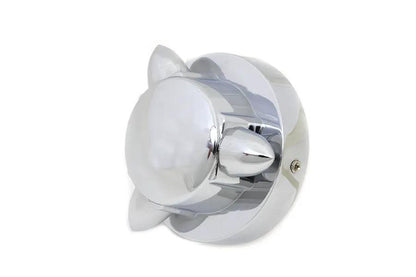 Wyatt Gatling Krommet Style Chrome Gas Cap Cover for Harley Davidson XL (1983-1992) by Wyatt Gatling