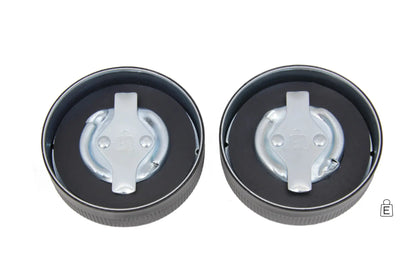 Wyatt Gatling Replica Eaton Style Vented Gas Cap Set for Harley Davidson EL & FL 1936-1945 by Wyatt Gatling