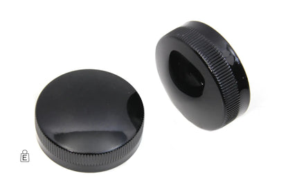 Wyatt Gatling Replica Eaton Style Vented Gas Cap Set for Harley Davidson EL & FL 1936-1945 by Wyatt Gatling