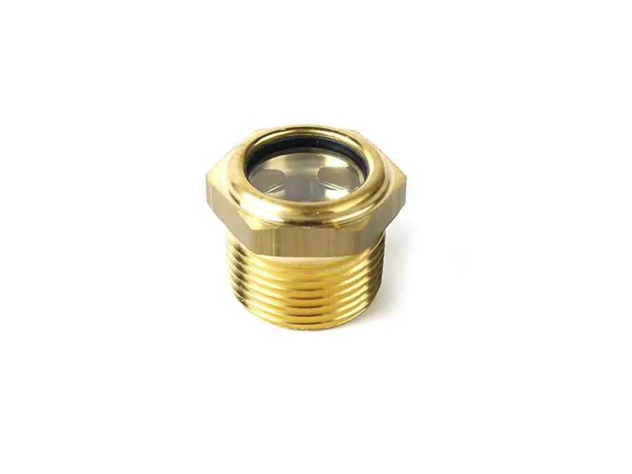 Wyatt Gatling Fuel Sight Gauge Part #78335 – Brass Insert with Rubber O-rings for Gas Tank Monitoring by Wyatt Gatling