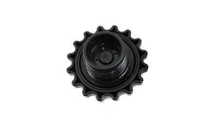 Wyatt Gatling Part 78084B Vented Black Sprocket Style Gas Cap for Harley Davidson XL Models by Wyatt Gatling