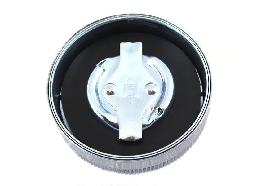 Wyatt Gatling Chrome Skull Style Vented Gas Cap for Harley Davidson XL Models by Wyatt Gatling