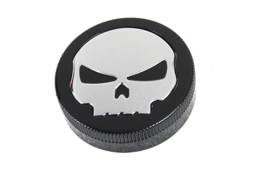 Wyatt Gatling 78574RB Black Skull Style Vented Gas Cap for Harley Davidson XL by Wyatt Gatling