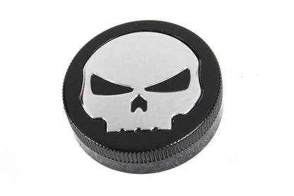 Wyatt Gatling 78574RB Black Skull Style Vented Gas Cap for Harley Davidson XL by Wyatt Gatling
