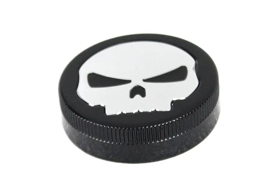 Wyatt Gatling 78574RB Black Skull Style Vented Gas Cap for Harley Davidson XL by Wyatt Gatling