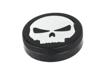 Wyatt Gatling 78574RB Black Skull Style Vented Gas Cap for Harley Davidson XL by Wyatt Gatling