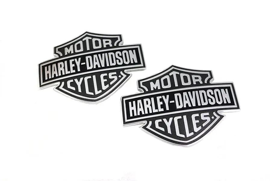 V-Twin Factory Style Tank Emblem Set - 3-3/4 Inch Wide (Set of 2) by V-Twin
