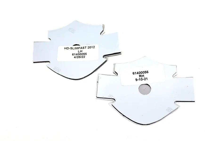 V-Twin Factory Style Tank Emblem Set - 3-3/4 Inch Wide (Set of 2) by V-Twin