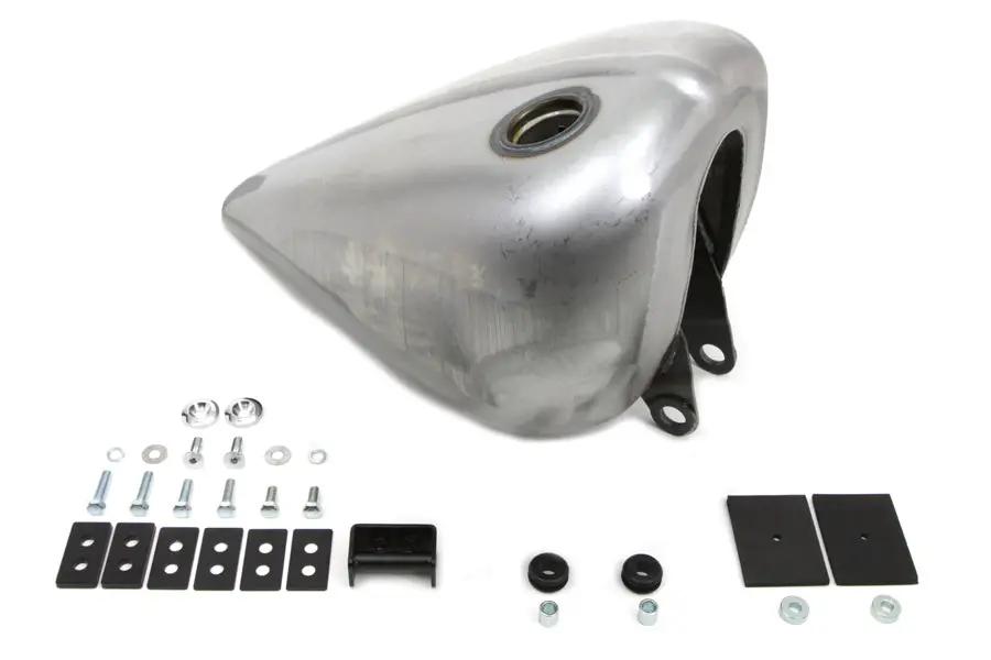 Wyatt Gatling Bobbed 2.3 Gallon Gas Tank for Harley Davidson FLST - Part #63123 by Wyatt Gatling