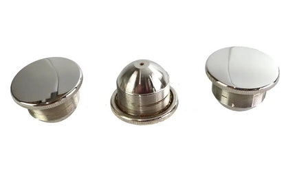 Wyatt Gatling JD Gas Cap Set Vented Nickel Plated for Harley Davidson J and F Models by Wyatt Gatling