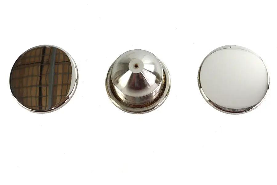 Wyatt Gatling JD Gas Cap Set Vented Nickel Plated for Harley Davidson J and F Models by Wyatt Gatling