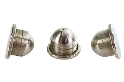 Wyatt Gatling JD Gas Cap Set Vented Nickel Plated for Harley Davidson J and F Models by Wyatt Gatling