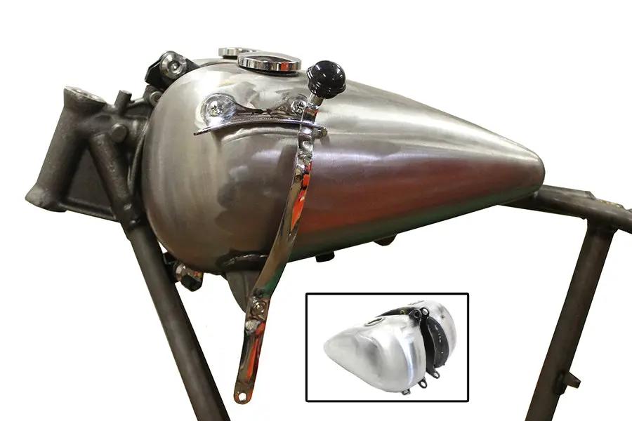 V-Twin 3.5 Gallon Gas Tank Shifter Kit Chrome for Harley Davidson FXST (1984-1993) by V-Twin