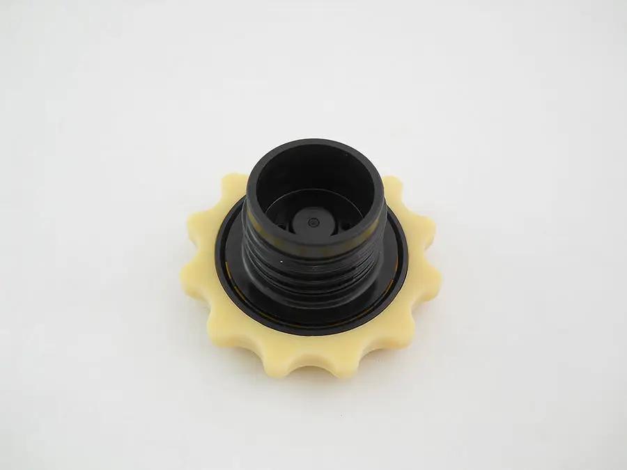 Wyatt Gatling Sprocket Gas Cap Vented Chrome for Harley Davidson XL by Wyatt Gatling