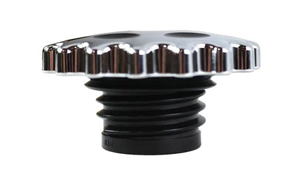 Wyatt Gatling Part 78085 Vented Chrome Sprocket Gas Cap for Harley Davidson FXS by Wyatt Gatling