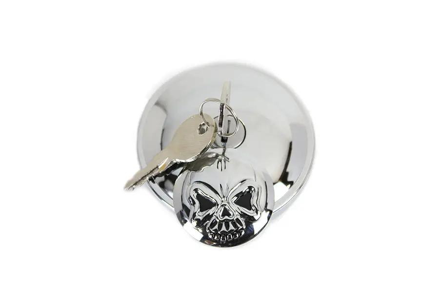 Wyatt Gatling Part 78399 Keyed Gas Cap Vented Chrome for Harley Davidson FX (1996-2005) by Wyatt Gatling