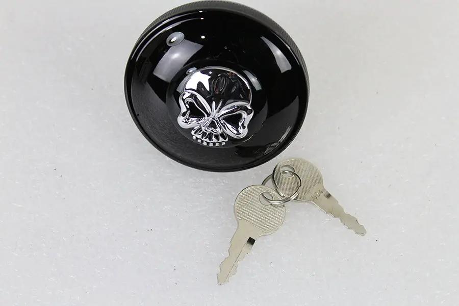 Wyatt Gatling Part 78399B Keyed Gas Cap Vented Black for Harley Davidson Fx Models by Wyatt Gatling