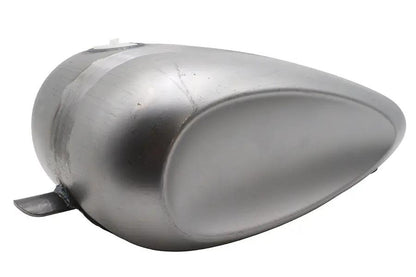 V-Twin Laredo 3.1 Gallon Ribbed Dished Gas Tank Raw by V-Twin