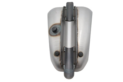 V-Twin Laredo 3.1 Gallon Ribbed Dished Gas Tank Raw by V-Twin