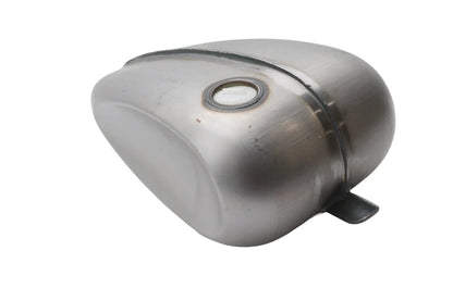 V-Twin Laredo 3.1 Gallon Ribbed Dished Gas Tank - Raw Finish by V-Twin