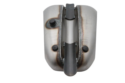 V-Twin Laredo 3.1 Gallon Ribbed Dished Gas Tank - Raw Finish by V-Twin