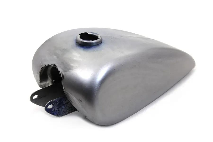 Wyatt Gatling Replica XL 2 Gallon Steel Gas Tank Raw for Harley Davidson XL Models by Wyatt Gatling