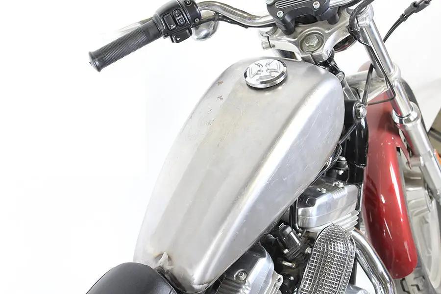 Wyatt Gatling Replica XL 2-Gallon Steel Gas Tank for Harley Davidson XL Models by Wyatt Gatling