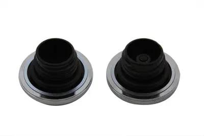 Wyatt Gatling Flame Style Gas Cap Set for Harley Davidson FXST (Part #03-0342) by Wyatt Gatling