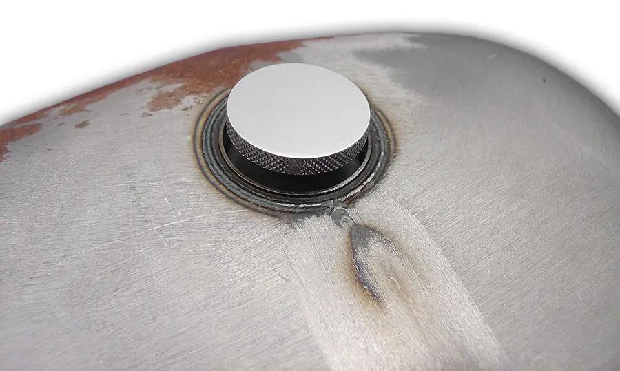 Wyatt Gatling Mini Vented Gas Cap with 1-15/32 inch Outer Diameter and 7/8 inch Height by Wyatt Gatling