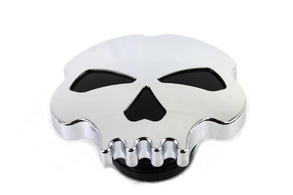 Wyatt Gatling Skull Style Vented Gas Cap Chrome for Harley Davidson XL by Wyatt Gatling