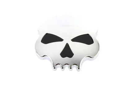 Wyatt Gatling Skull Style Vented Gas Cap Chrome for Harley Davidson XL by Wyatt Gatling