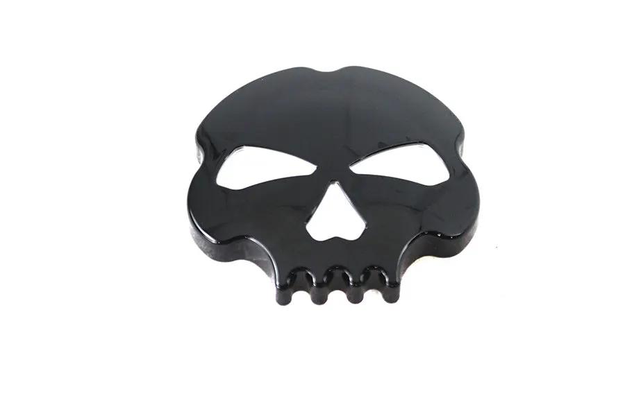 Wyatt Gatling Skull Style Vented Gas Cap for Harley Davidson FLST - Black Finish by Wyatt Gatling